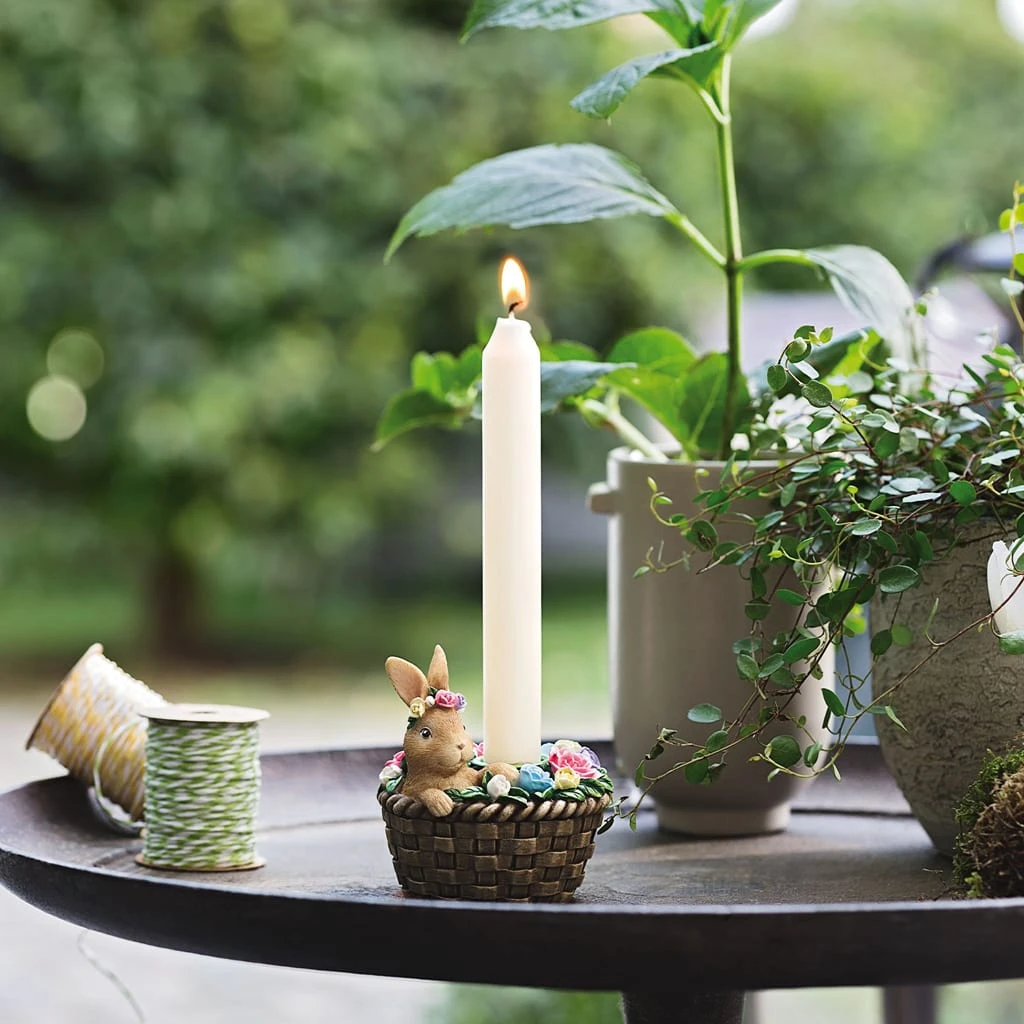 Villeroy & Boch Kerzenhalter Hase Im Korb Spring Fantasy Accessories In Bunt – Bild 2