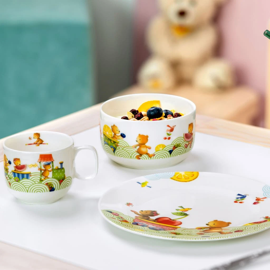 Villeroy & Boch Kinderbecher M.1 Henkel Klein Hungry As A Bear In Rot – Bild 2